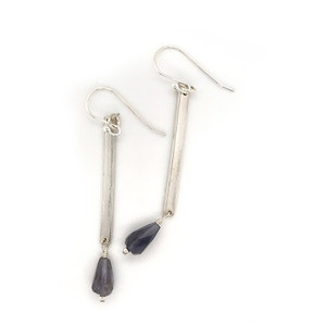 Summer Sky Iolite & Sterling Silver Earrings Summer Sky Iolite & Sterling Silver Earrings
