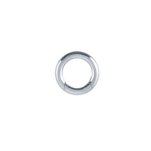 Round Sterling Silver Chain and Charm Connector Round Sterling Silver Chain and Charm Connector