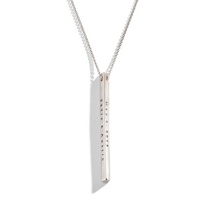 Pointe Moderne Personalized Necklace - Long Version
