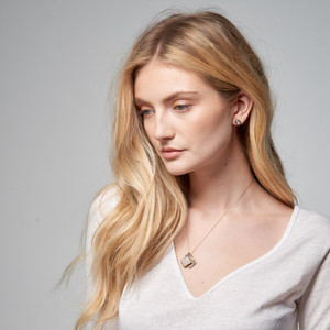 Personalized Quatrefoil Double-Sided Charm - A La Carte