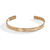 Jett Multi-Metal Riveted Personalized Cuff Bracelet in Golden Bronze.