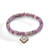 Aster Purple Amethyst Personalized Bracelet