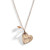 Molten Heart Name Charm Necklace