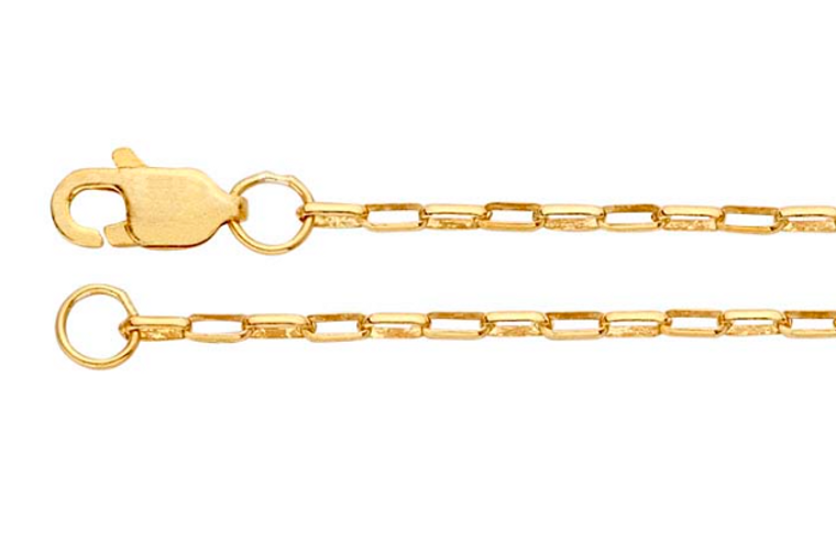 14K Yellow Gold Long Link Chain