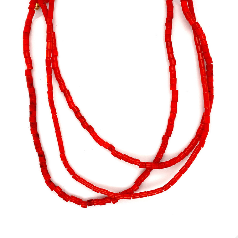 Tube Coral Layering Necklace