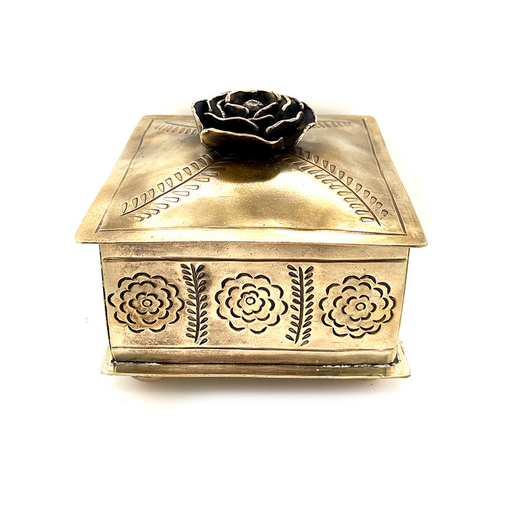 Frida Rose Topped Curiosities Treasure Box