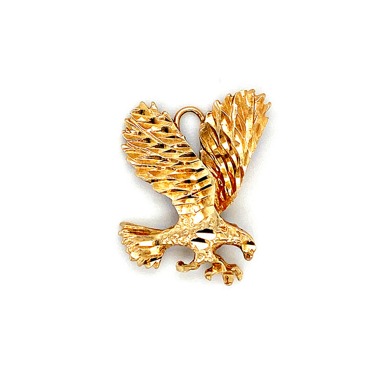 Gold Eagle Charm