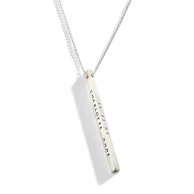 Pointe Moderne Personalized Necklace - Long Version