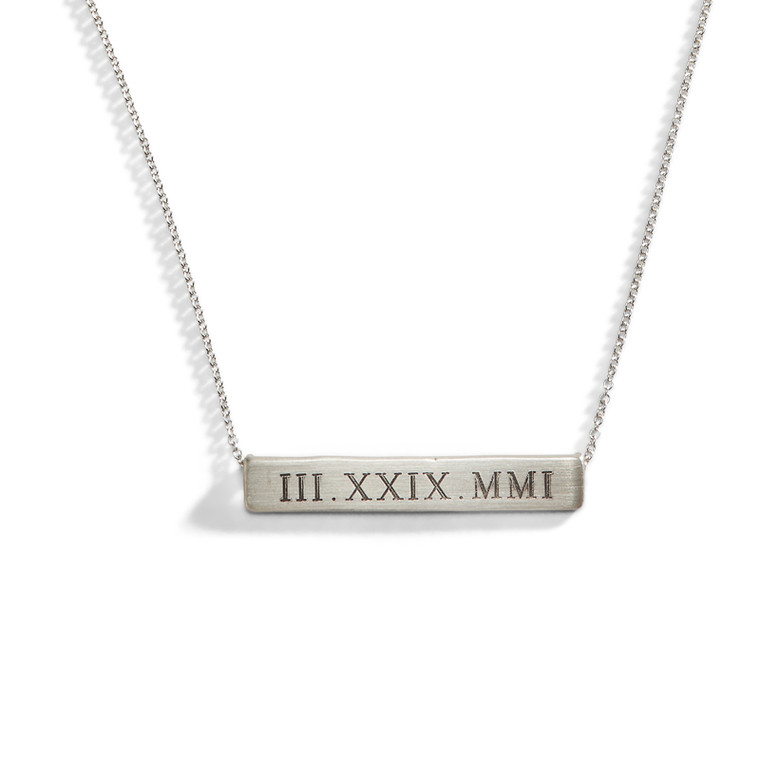 Engraved Nameplate Necklace