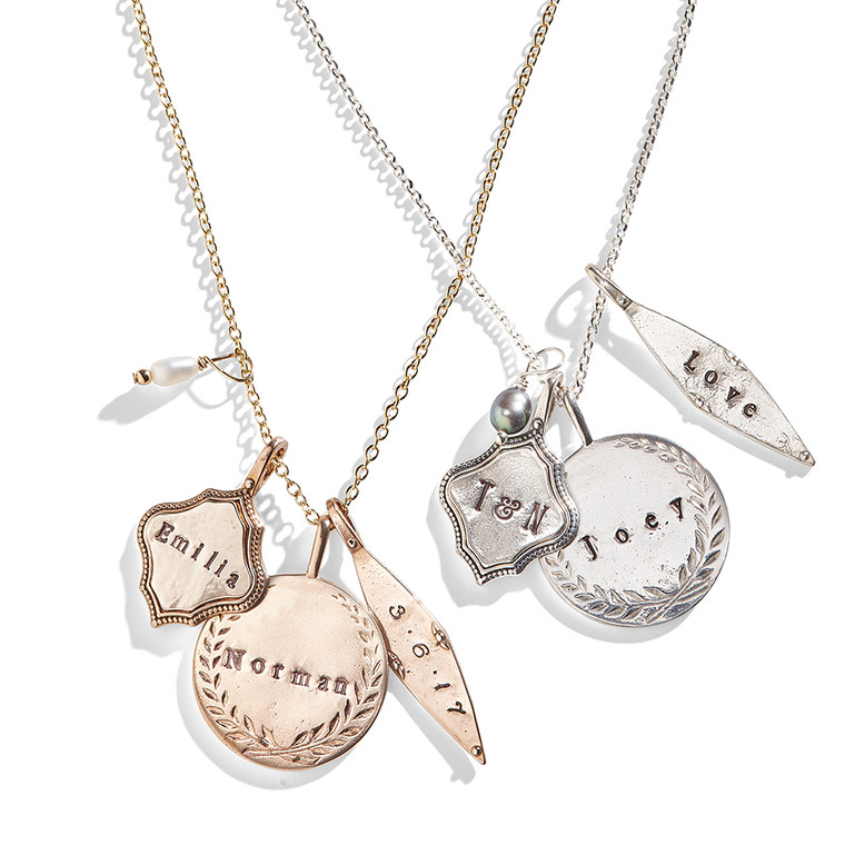 Emma Personalized Charm Necklace