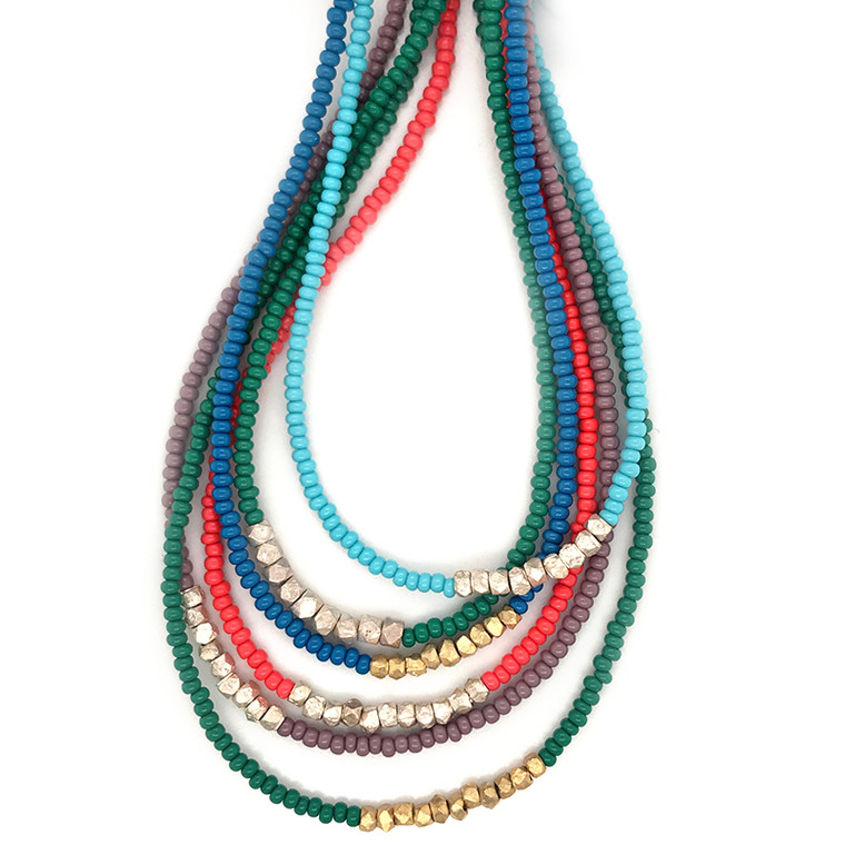 Color Mini Layering Necklace