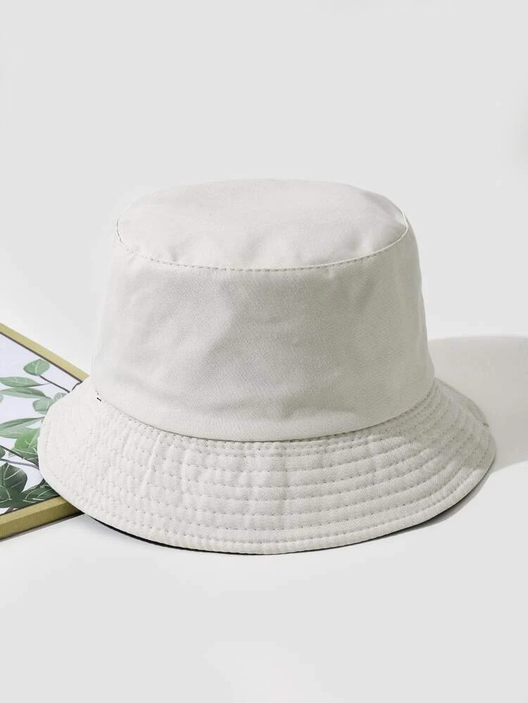 Plain White Bucket Hat - Jersey4Sure