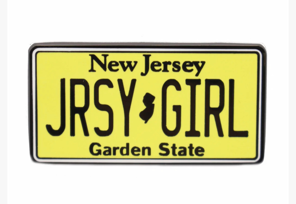 Jersey Girl License Plate Art