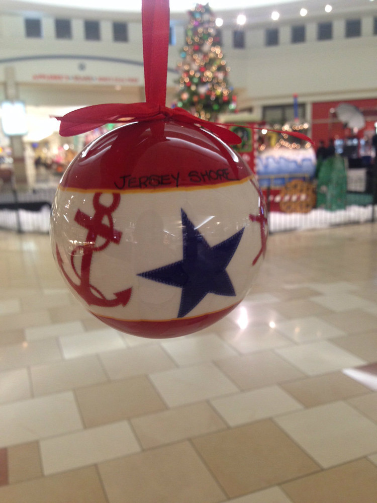 Anchor Star -Jersey Shore Ball Ornament