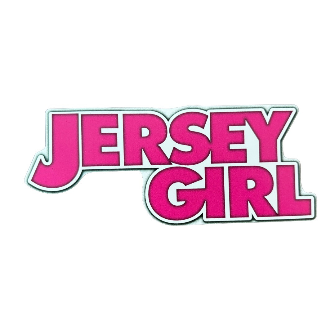 8 inch x 3.5 inch Jersey Girl Auto magnet - Jersey4Sure
