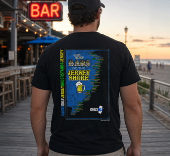 Bars of the Jersey Shore T-shirt