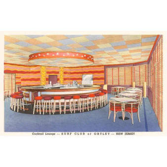 Surf Club, Ortley postcard