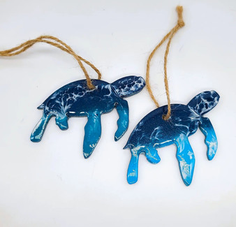 Handmade Sea Turtle Christmas Ornament