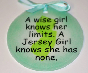 Jersey Girl Wise Handmade Ornament/Sun Catcher