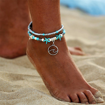 Starfish Wave Anklet Bracelet