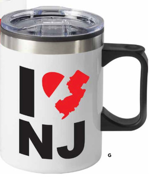 Jersey Love 14oz  Insulated Mug with Lid 