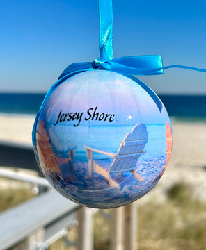 ADIRONDACK CHAIRS BALL ORNAMENT- JERSEY SHORE