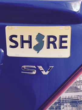 Shore NJ State Auto Magnet
