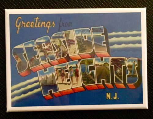 Greetings Seaside Heights Fridge Magnet