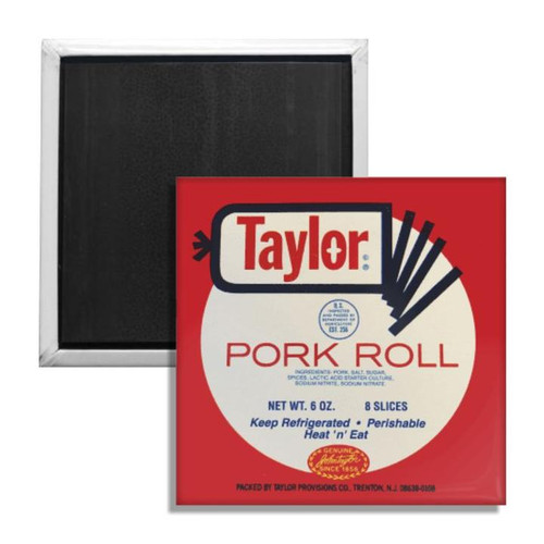 Jersey's own un-official official meat of choice. Let us all give thanks to that local delicacy which makes a breakfast in Jersey superior to all the rest.

This fridge magnet is for indoor use and measures approximately 2 by 2 inches. 