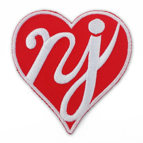 Heart Scripture Embroidered Patch