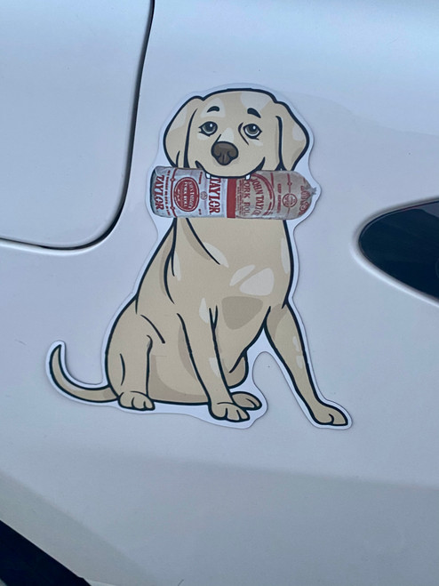 Pork Roll Dog Auto Sticker