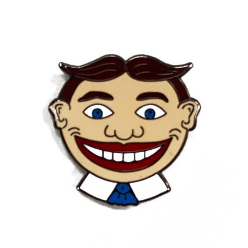 The very symbol of the New Jersey coastline - Tillie himself. 

This metal enamel pin measures approximately 1 inch tall and has a standard butterfly clasp backer.
