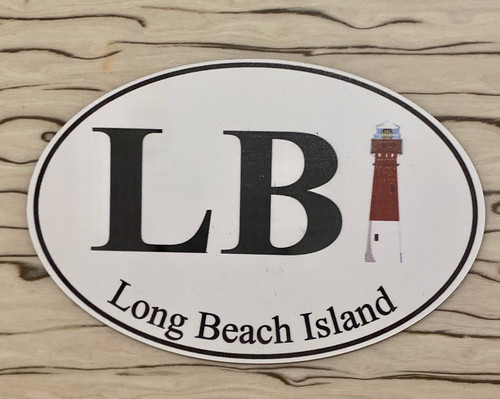 LBI Oval Auto Magnet
