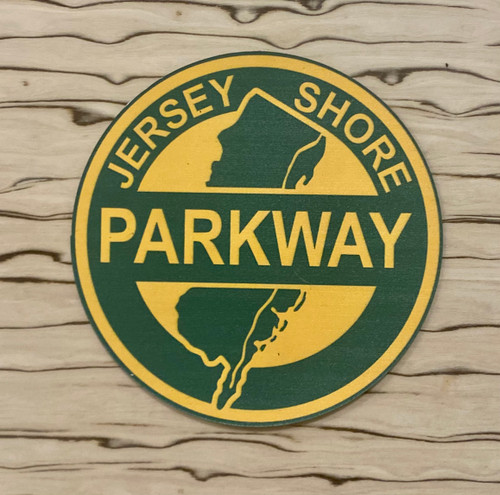 Jersey Shore Parkway Auto Magnet 