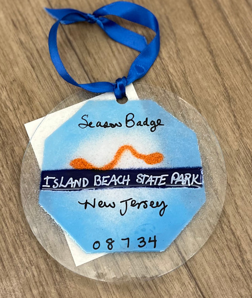 Hand Screened - Enamel Fused Kiln Fired at 1500 Degrees Glass - Sun Catcher/Ornament