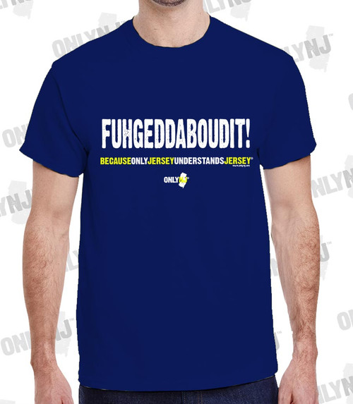 FUHGEDABOUDDIT T-SHIRT: NAVY