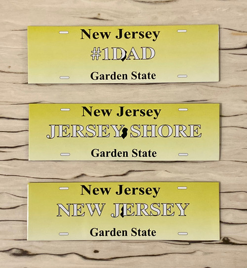 License Plate Refrigerator Magnet 