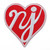 Heart Scripture Embroidered Patch
