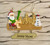 Santa Relaxing Snowman- Dangling Jersey Shore