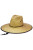 Tycoon Eyelet Vegan Leather Straw Lifeguard Hat