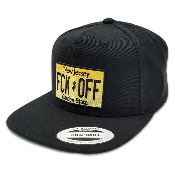 "FCK OFF" LICENSE PLATE HAT