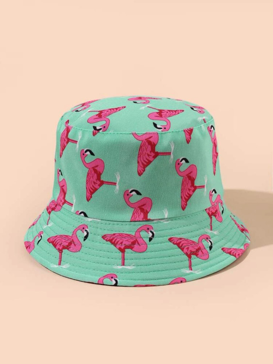 Flamingo Bucket Hat - Jersey4Sure