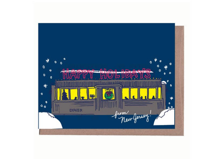 New Jersey Diner Holiday Card