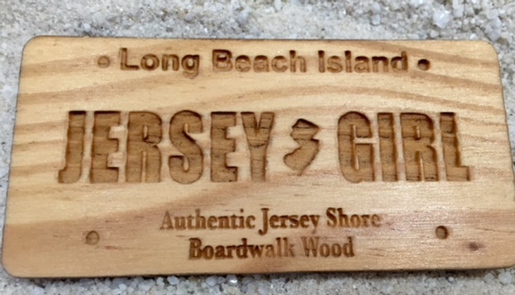 LBI Jersey Girl License Plate Magnet Rectangle