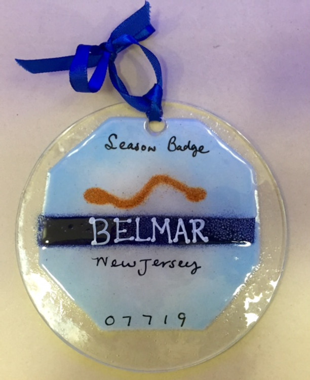 Belmar Badge Handmade Ornament/Sun Catcher