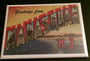Greetings Manasquan Fridge Magnet