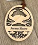 Coastal Crab Maple Wood - Jersey Shore Ornament 