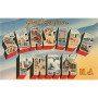 Greetings from Seaside Park postcard
