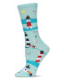 Lighthouse Bamboo Crew Sock
