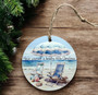 Have Yourself A Beachy Little Christmas - Wood Ornament